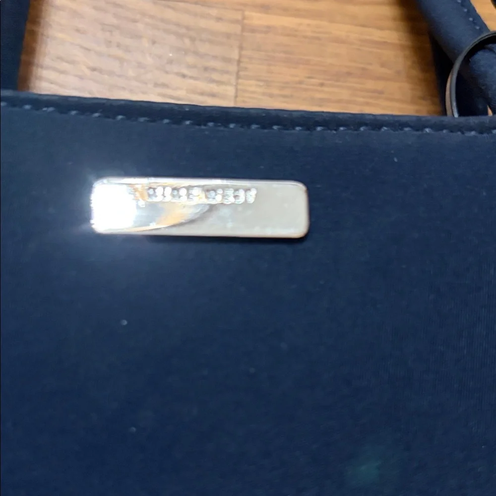 Nine West Black fabric Crossbody Bag NWOT - Picture 2 of 6